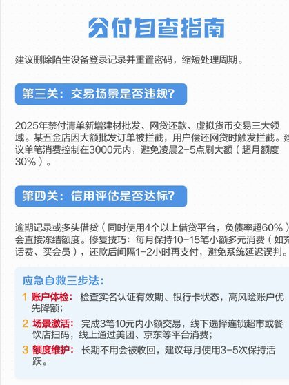 分付额度用完了怎么办？这样恢复不伤信用